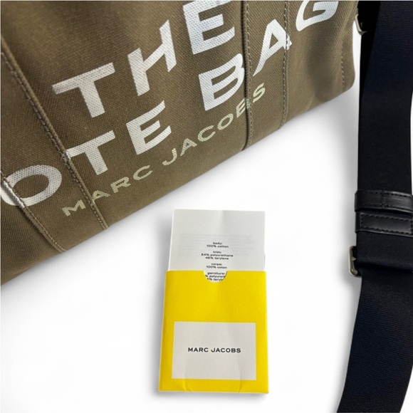 Marc Jacobs The Tote Bag Medium Canvas Slate Green - Picture 7 of 10